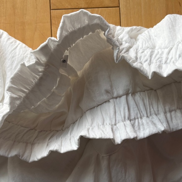 White Ruffled Skort - Picture 2 of 3